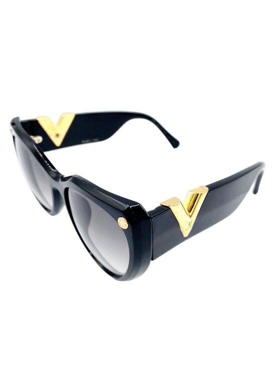 Louis Vuitton New Arrival My Fair Acetate Metal Gold Black Sunglasses Eyewear main image 4